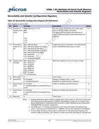 N25Q032A11EF440F TR Datasheet Page 21