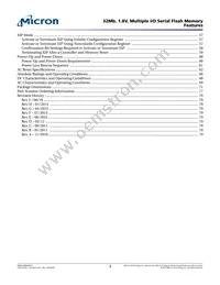 N25Q032A11ESEA0F TR Datasheet Page 3