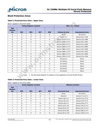 N25Q256A73ESF40G TR Datasheet Page 15