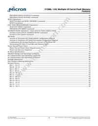 N25Q512A11G1240F TR Datasheet Page 3