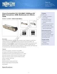 N286-01GSX-MDLC Datasheet Cover