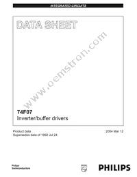 N74F07N Datasheet Page 2