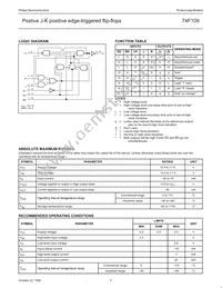 N74F109N Datasheet Page 4