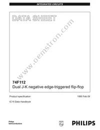 N74F112D Datasheet Cover