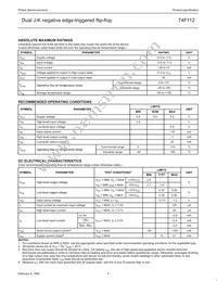 N74F112D Datasheet Page 4
