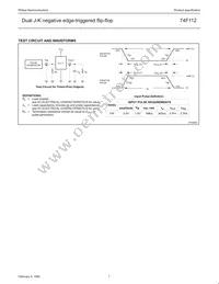 N74F112D Datasheet Page 7