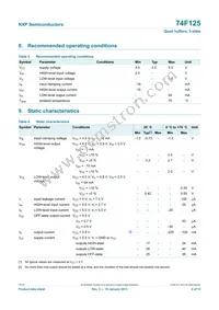 N74F125N Datasheet Page 4
