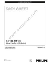 N74F126N Datasheet Cover