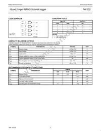 N74F132D Datasheet Page 3