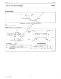 N74F14D Datasheet Page 5
