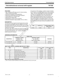 N74F166D Datasheet Page 2