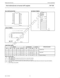 N74F166D Datasheet Page 3