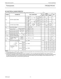 N74F243D Datasheet Page 5
