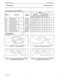 N74F243D Datasheet Page 6