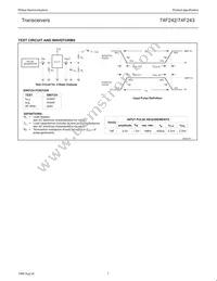 N74F243D Datasheet Page 7