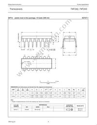 N74F243D Datasheet Page 8