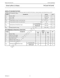 N74F244BN Datasheet Page 4