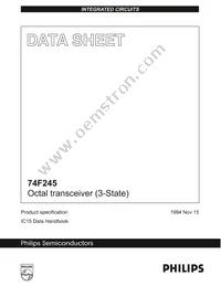 N74F245DB Datasheet Page 2