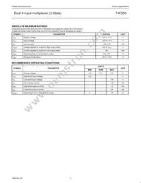 N74F253N Datasheet Page 4