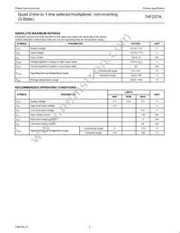 N74F257AN Datasheet Page 4