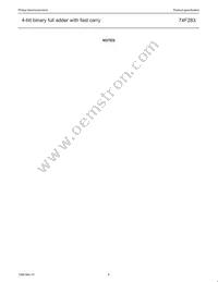 N74F283D Datasheet Page 9