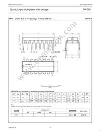 N74F298D Datasheet Page 6