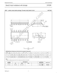 N74F298D Datasheet Page 7