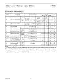 N74F299D Datasheet Page 6