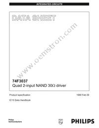 N74F3037N Datasheet Cover