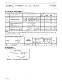 N74F3038D Datasheet Page 4