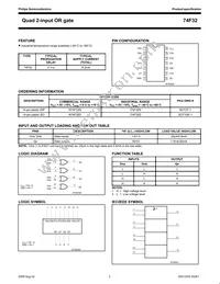 N74F32D Datasheet Page 2