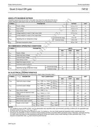 N74F32D Datasheet Page 3