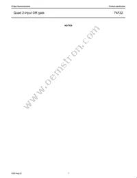 N74F32D Datasheet Page 7