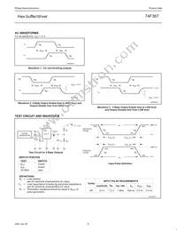 N74F367D Datasheet Page 7
