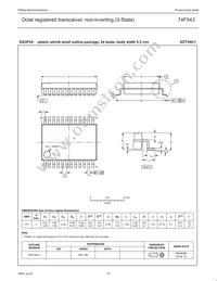 N74F543N Datasheet Page 10