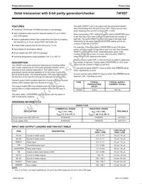 N74F657N Datasheet Page 2