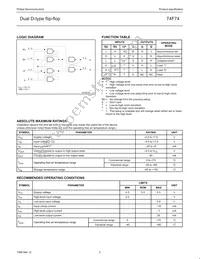 N74F74D Datasheet Page 4