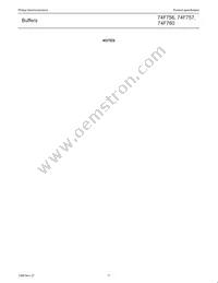 N74F757D Datasheet Page 11