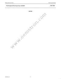 N74F786D Datasheet Page 11