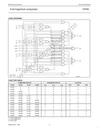 N74F85D Datasheet Page 3