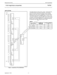N74F85D Datasheet Page 4