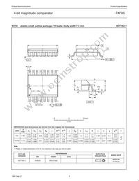N74F85D Datasheet Page 8