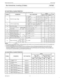 N74F862D Datasheet Page 5