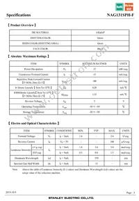 NAG131SPH-F Datasheet Page 3