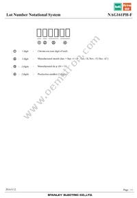 NAG161PH-F Datasheet Page 11