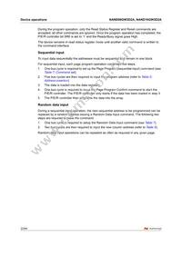 NAND08GW3D2AN6E Datasheet Page 22