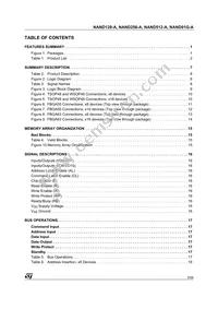 NAND512W3A2BN6F Datasheet Page 3