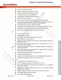 NANO112VC2AN Datasheet Page 13