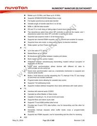 NANO120KE3BN Datasheet Page 13