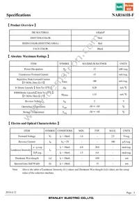 NAR161H-F Datasheet Page 3